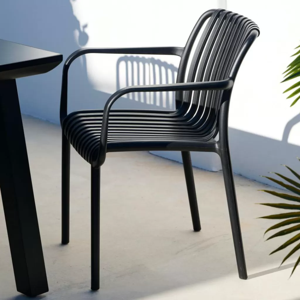 CASA NOMI Sedia Nero- Sedie Da Giardino