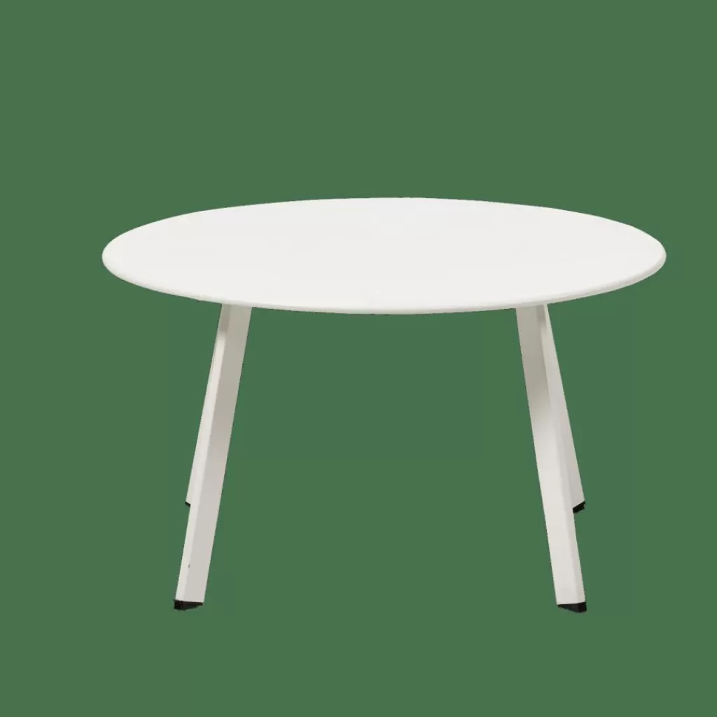 CASA NURIO Tavolo Lounge Bianco Opaco- Tavolini Da Giardino