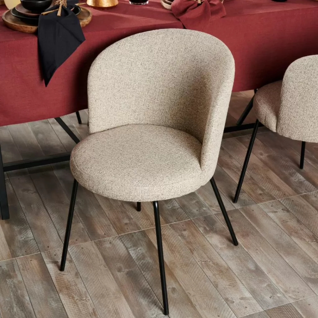 CASA OLIVIER Sedia Da Tavolo Beige- Sedie Da Pranzo