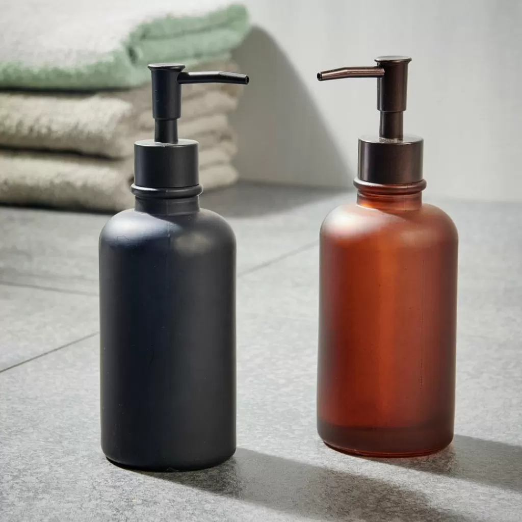 CASA OMBRE Dispenser Per Sapone Marrone, Marrone Scuro- Accessori Da Lavandino