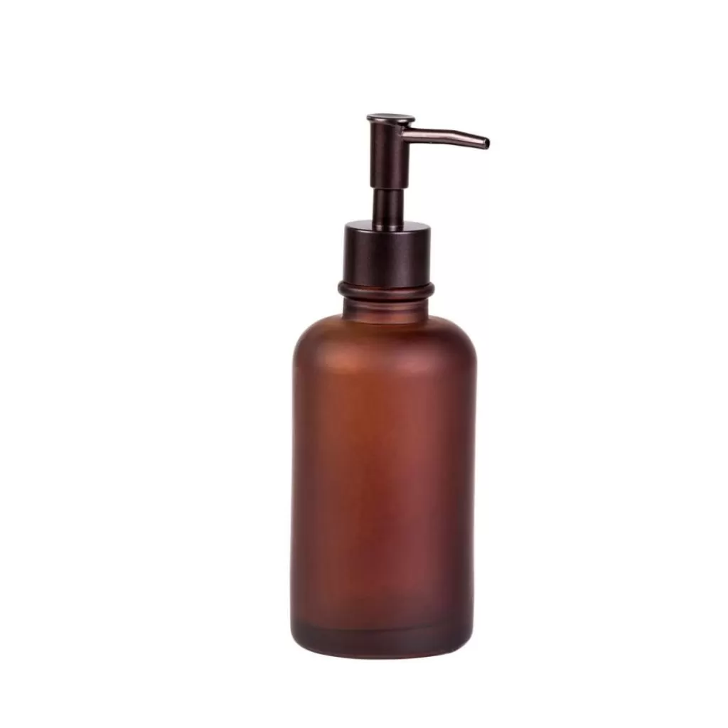 CASA OMBRE Dispenser Per Sapone Marrone, Marrone Scuro- Accessori Da Lavandino