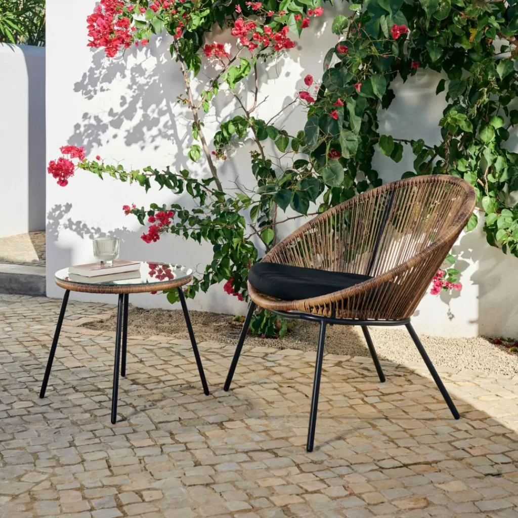 CASA PAPAYO & ACAPULCO Set Lounge Naturale- Sedie Lounge | Set Lounge