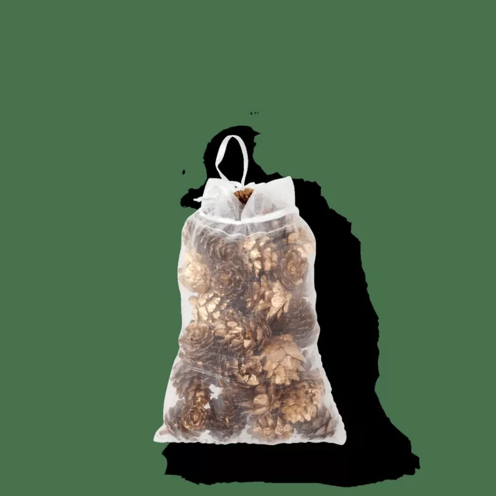 CASA PINECONE Decorazione Sfusa Dorato- Figurine Decorative