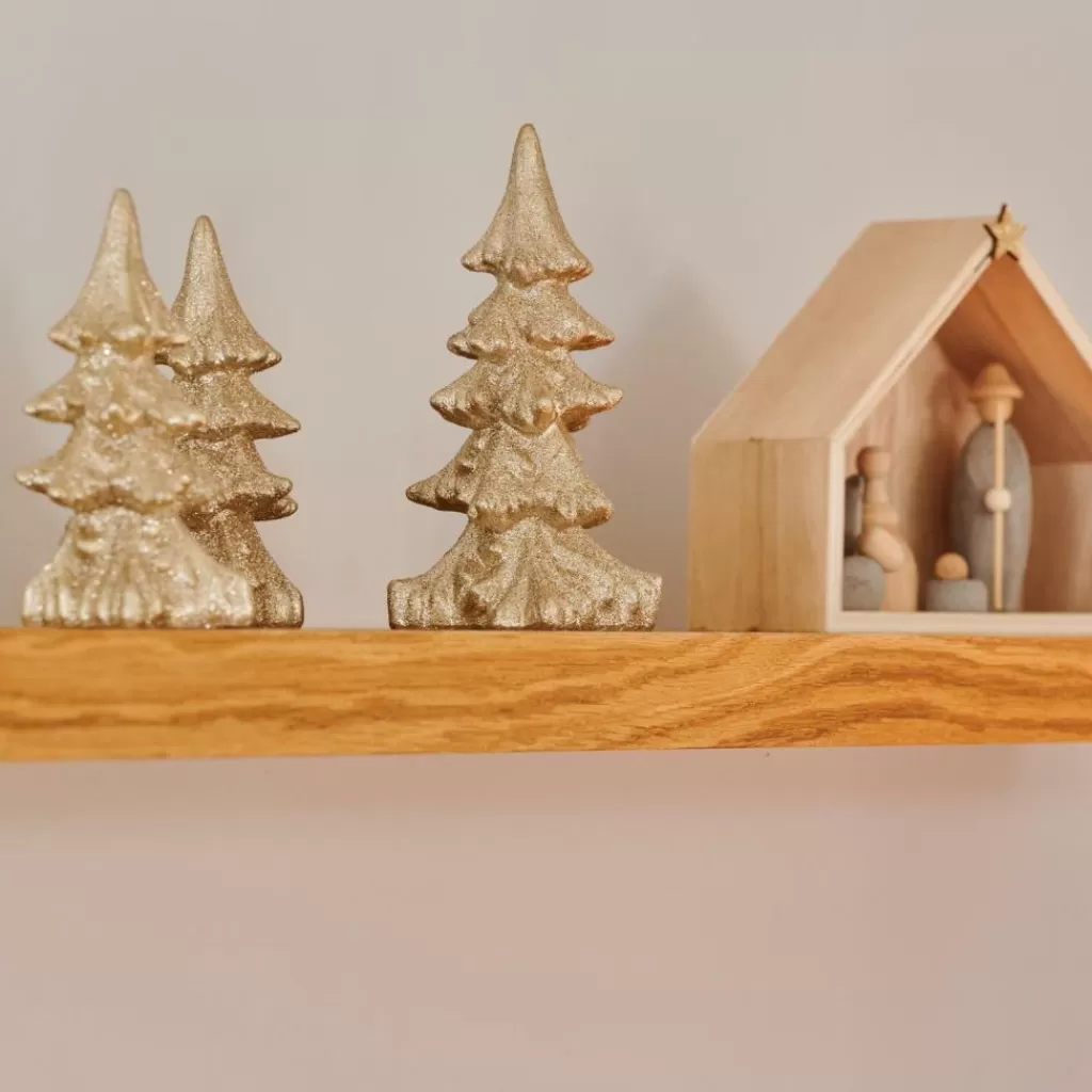 CASA POLLY Soprammobile Dorato- Figurine Decorative