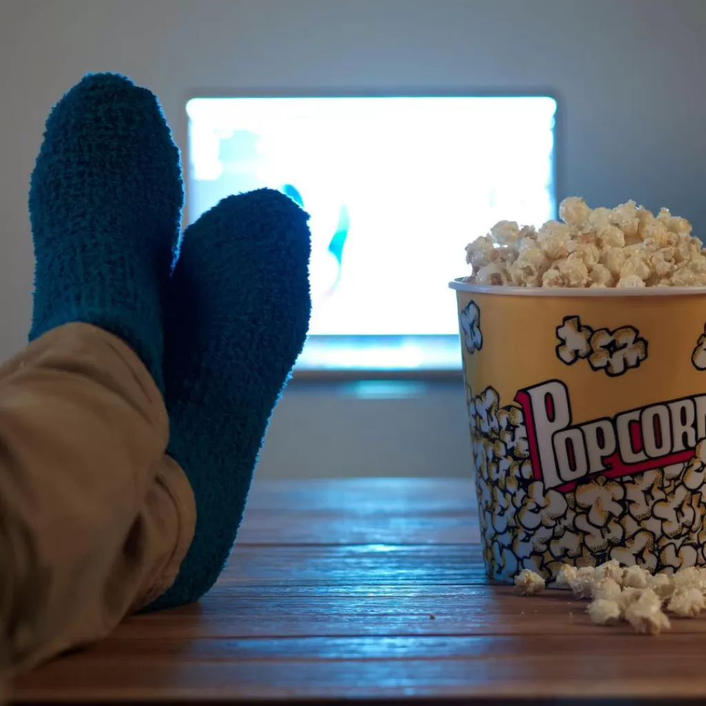 CASA POPCORN Secchio Per Popcorn Con Coperchio Multicolore- Ciotole