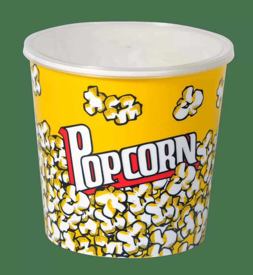 CASA POPCORN Secchio Per Popcorn Con Coperchio Multicolore- Ciotole