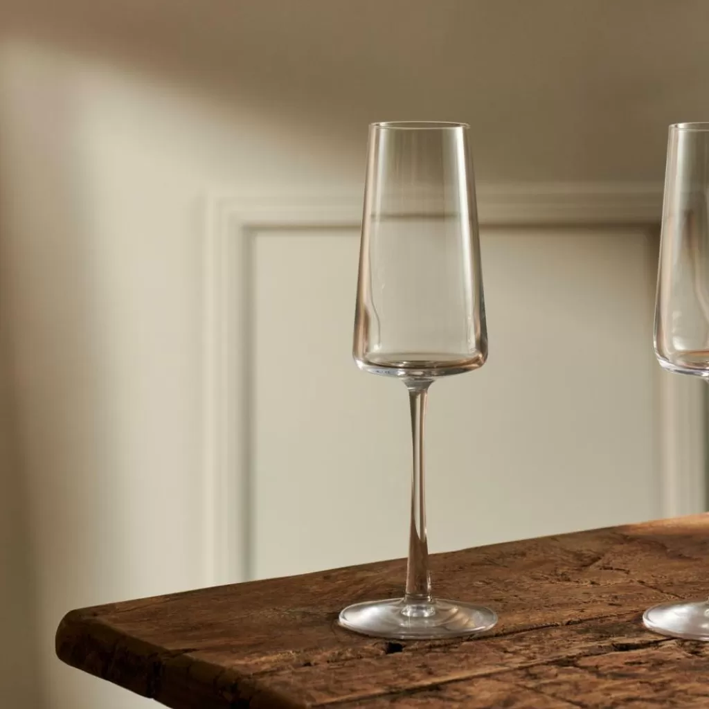 CASA POWER Flûte 24 CL Trasparente- Calice Spumante | Bicchieri Da Vino