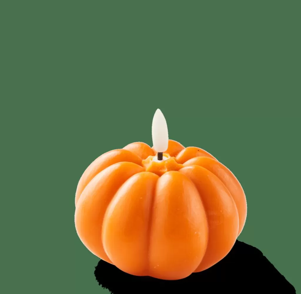 CASA PUMPI Candela Led Arancione- Candele Led | Halloween
