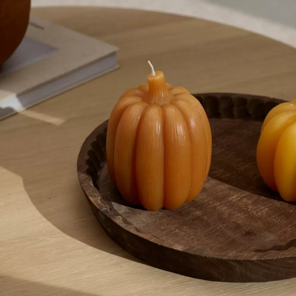 CASA PUMPKIN Candela Marrone- Halloween | Autunno