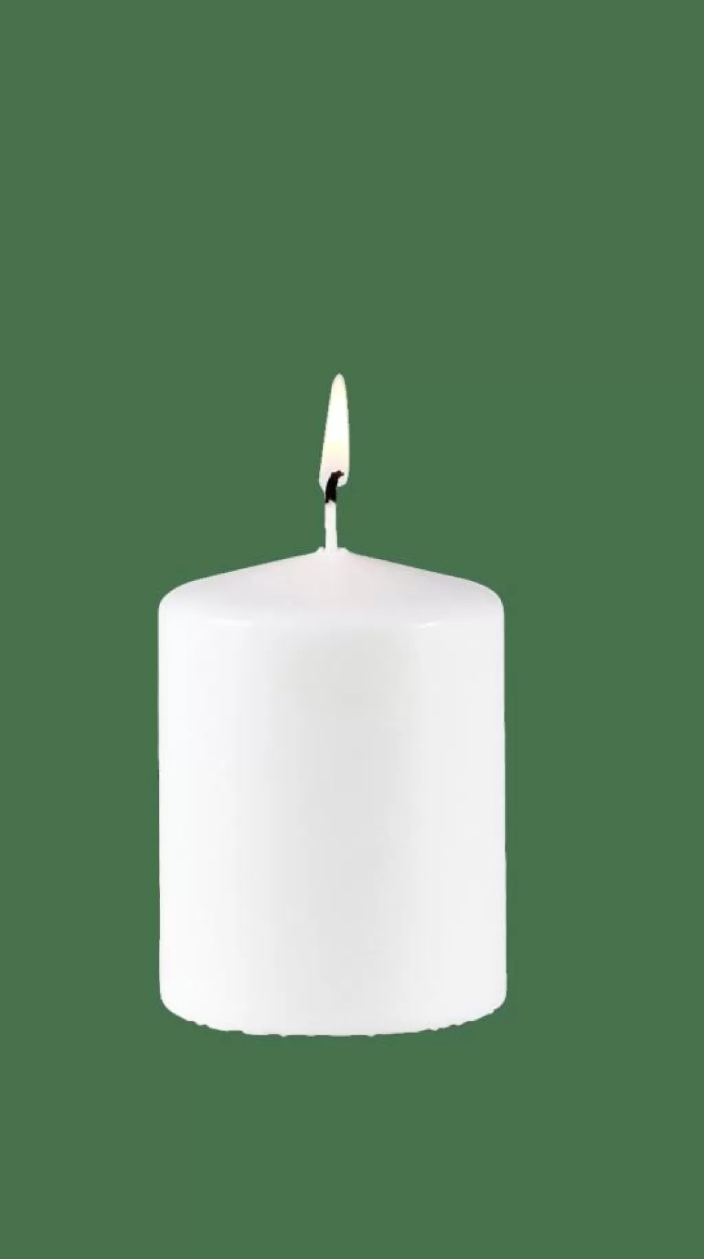 CASA PURE Candela Cilindrica Bianco- Candele