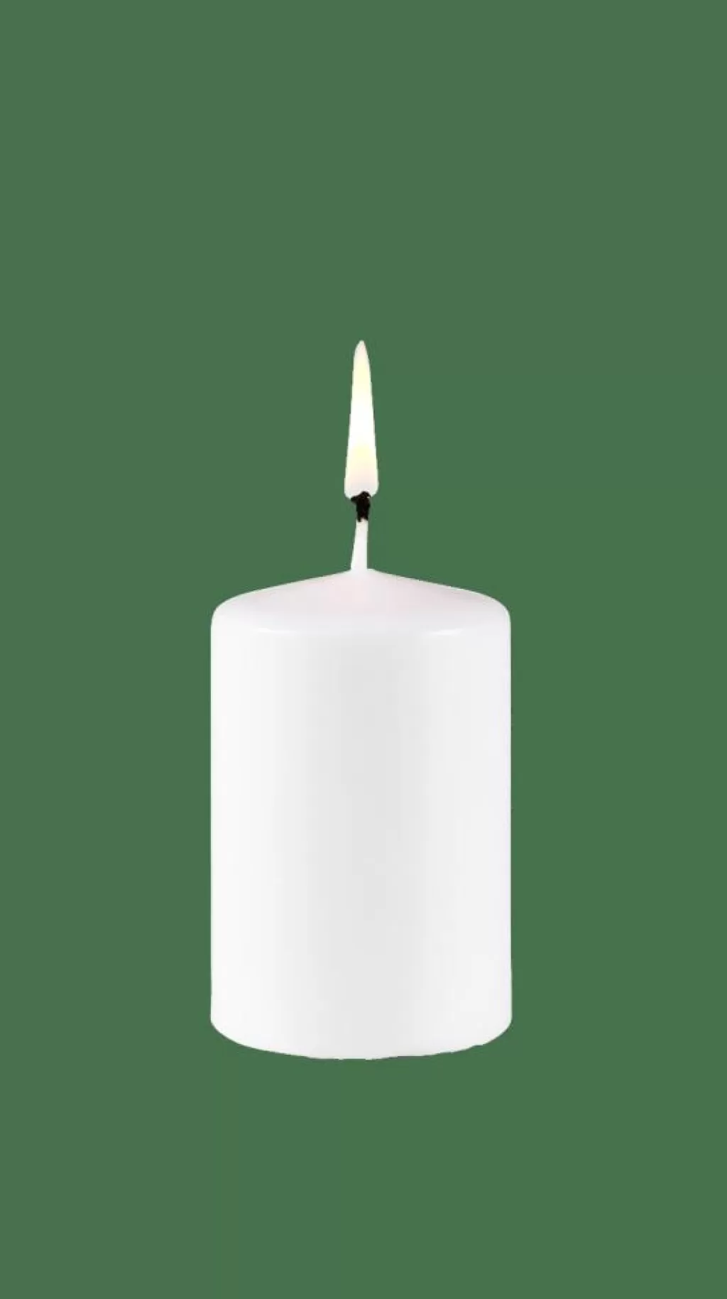 CASA PURE Candela Cilindrica Bianco- Candele