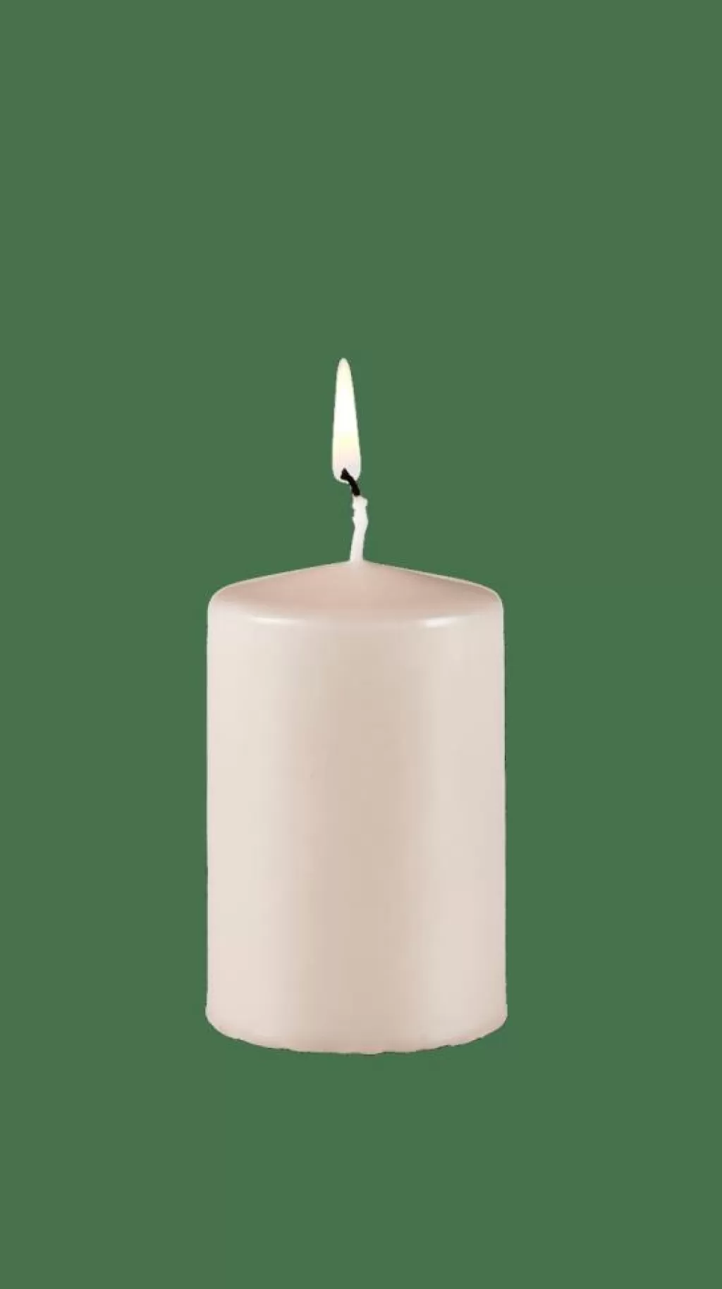 CASA PURE Candela Cilindrica Marrone Chiaro- Candele