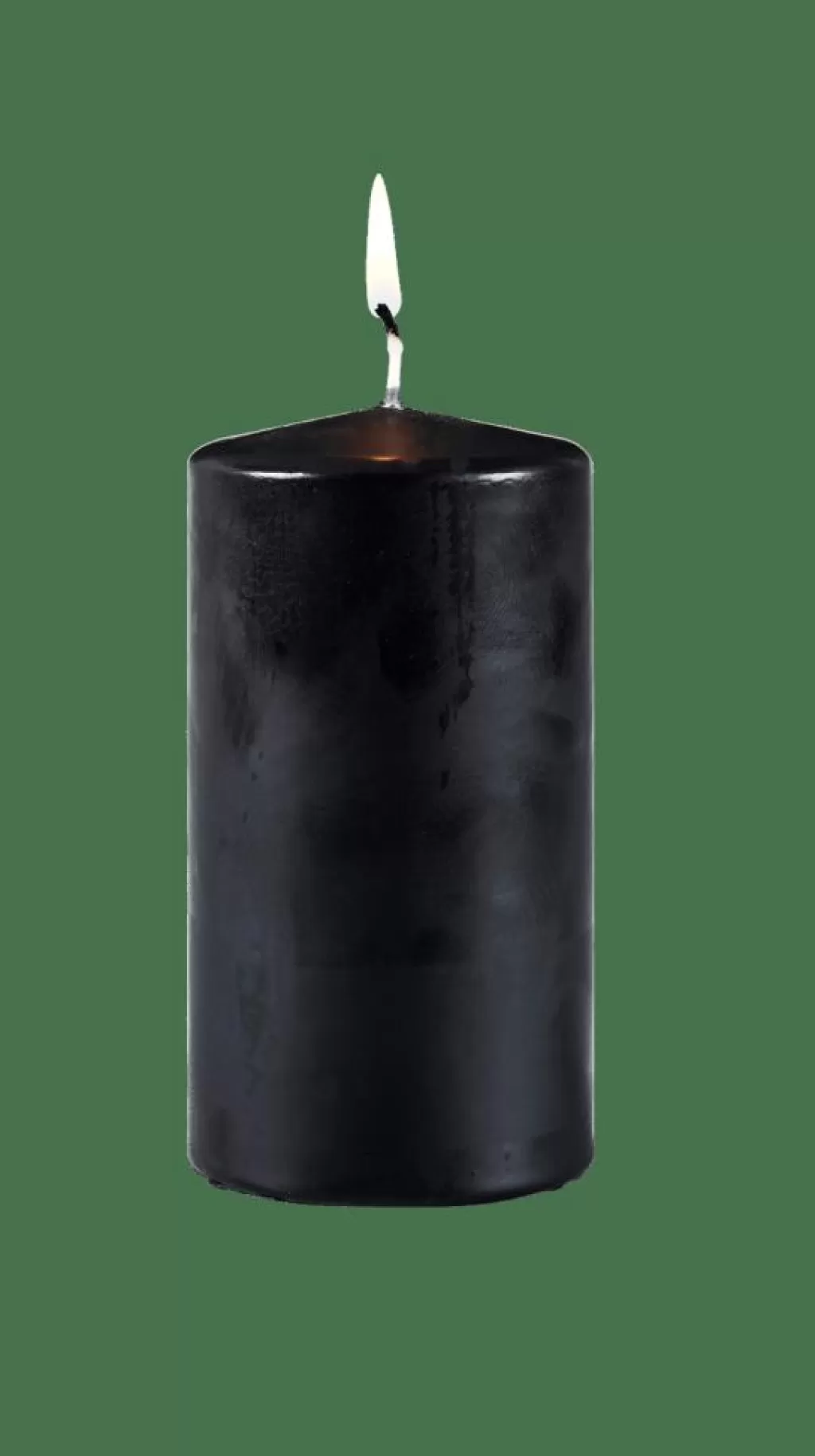 CASA PURE Candela Cilindrica Nero- Candele