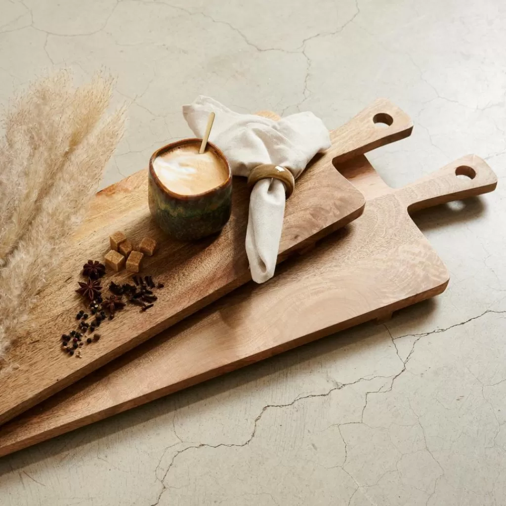 CASA PURE LUXURY Tagliere Da Portata Naturale- Piatti Da Portata