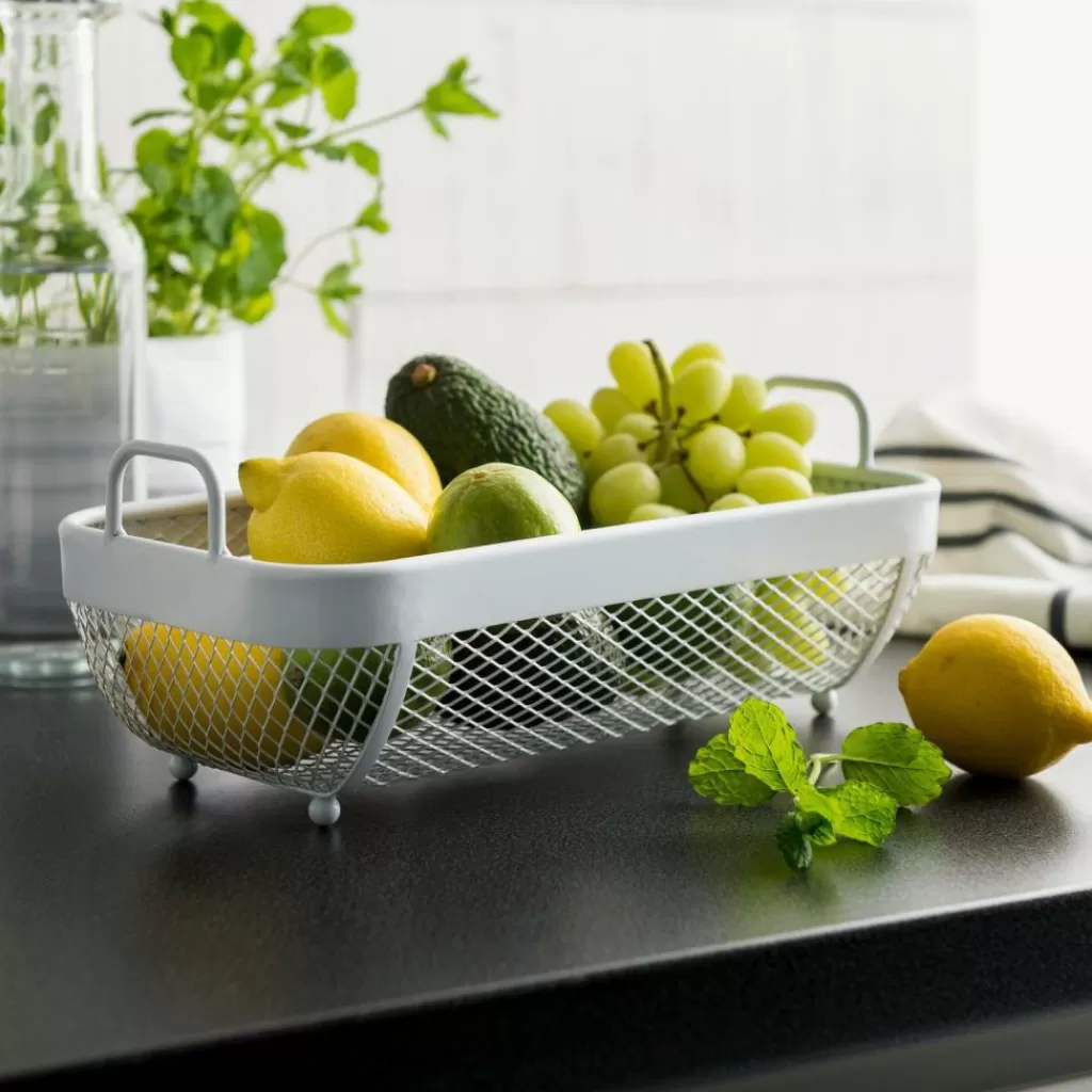 CASA PURO Cestino Bianco- Accessori Da Cucina