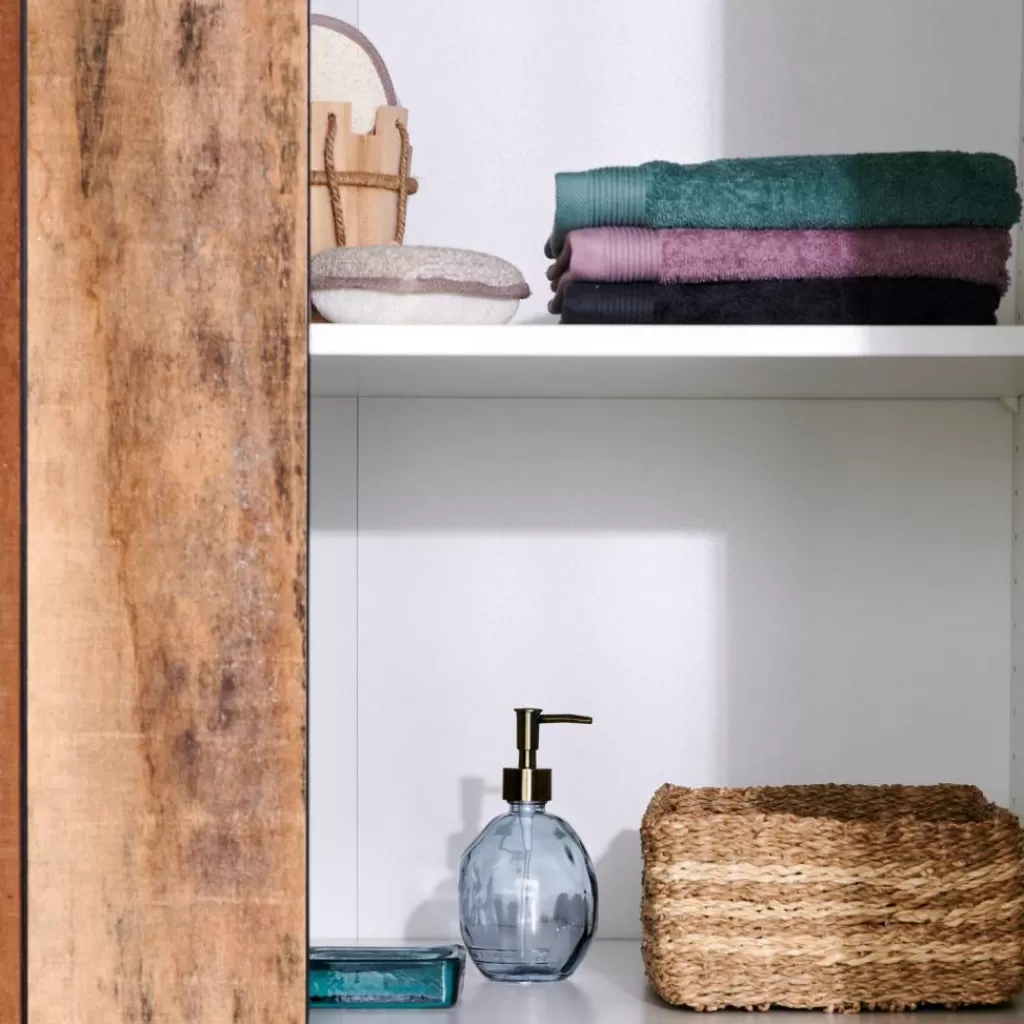 CASA RECYCLE Dispenser Per Sapone Blu- Accessori Da Lavandino