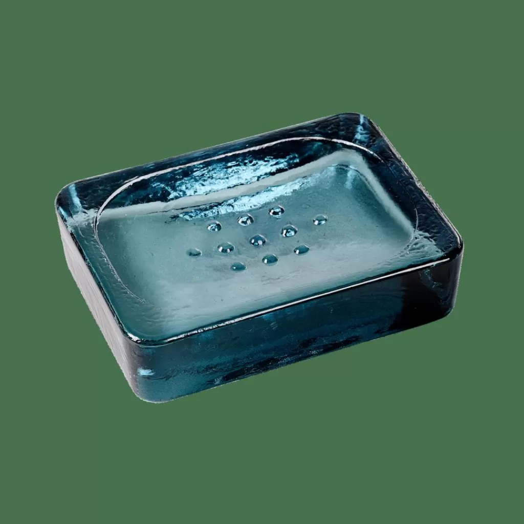 CASA RECYCLE Portasapone Blu- Accessori Da Lavandino