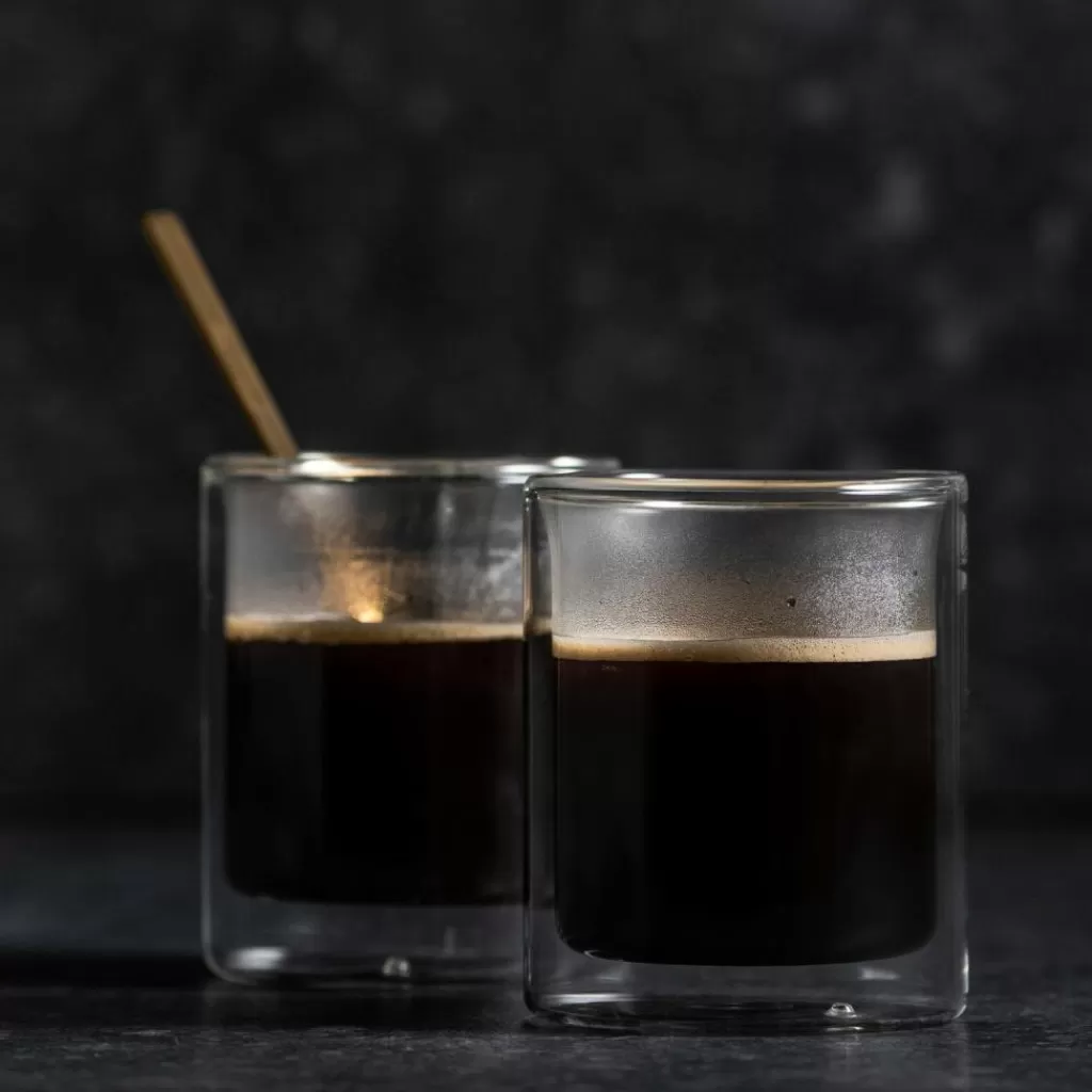 CASA RELAX Bicchiere A Parete Set Di 2 12 CL Trasparente- Bicchieri Da Tè | Bicchieri Da Caffè