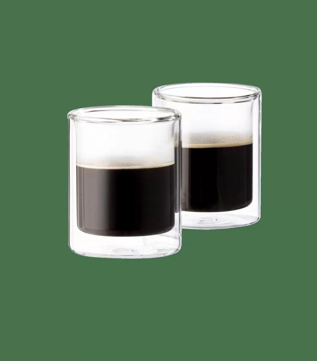CASA RELAX Bicchiere A Parete Set Di 2 12 CL Trasparente- Bicchieri Da Tè | Bicchieri Da Caffè