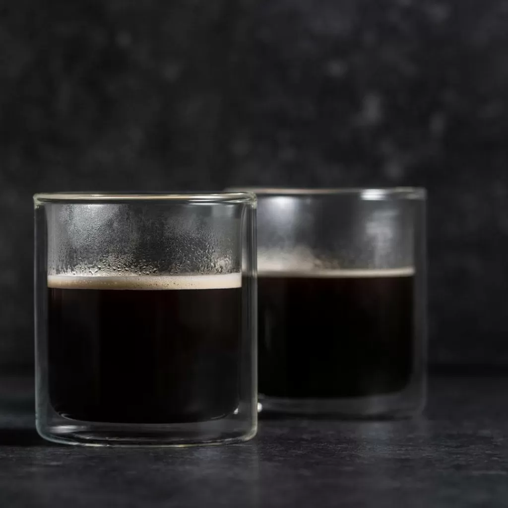 CASA RELAX Bicchiere A Parete Set Di 2 24,5 CL Trasparente- Bicchieri Da Caffè | Bicchieri Da Tè