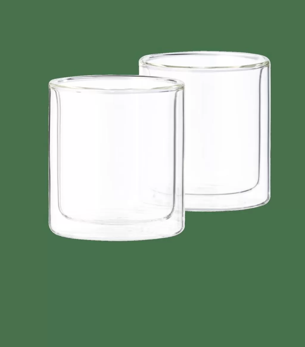 CASA RELAX Bicchiere A Parete Set Di 2 24,5 CL Trasparente- Bicchieri Da Caffè | Bicchieri Da Tè