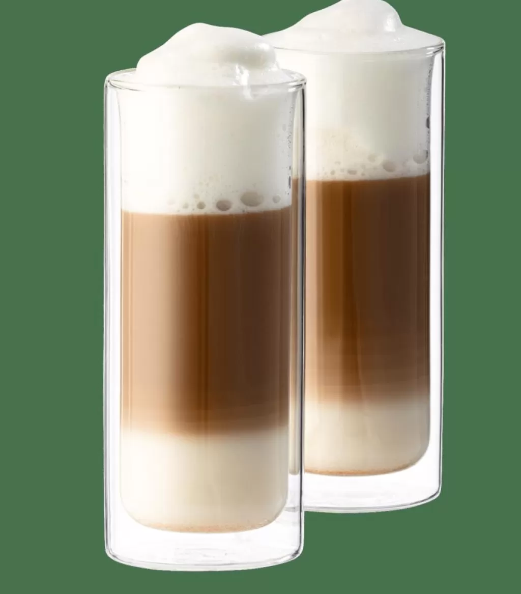 CASA RELAX Bicchieri A Doppia Parete,set Di 2 30 CL Trasparente- Bicchieri Da Caffè | Bicchieri Da Tè
