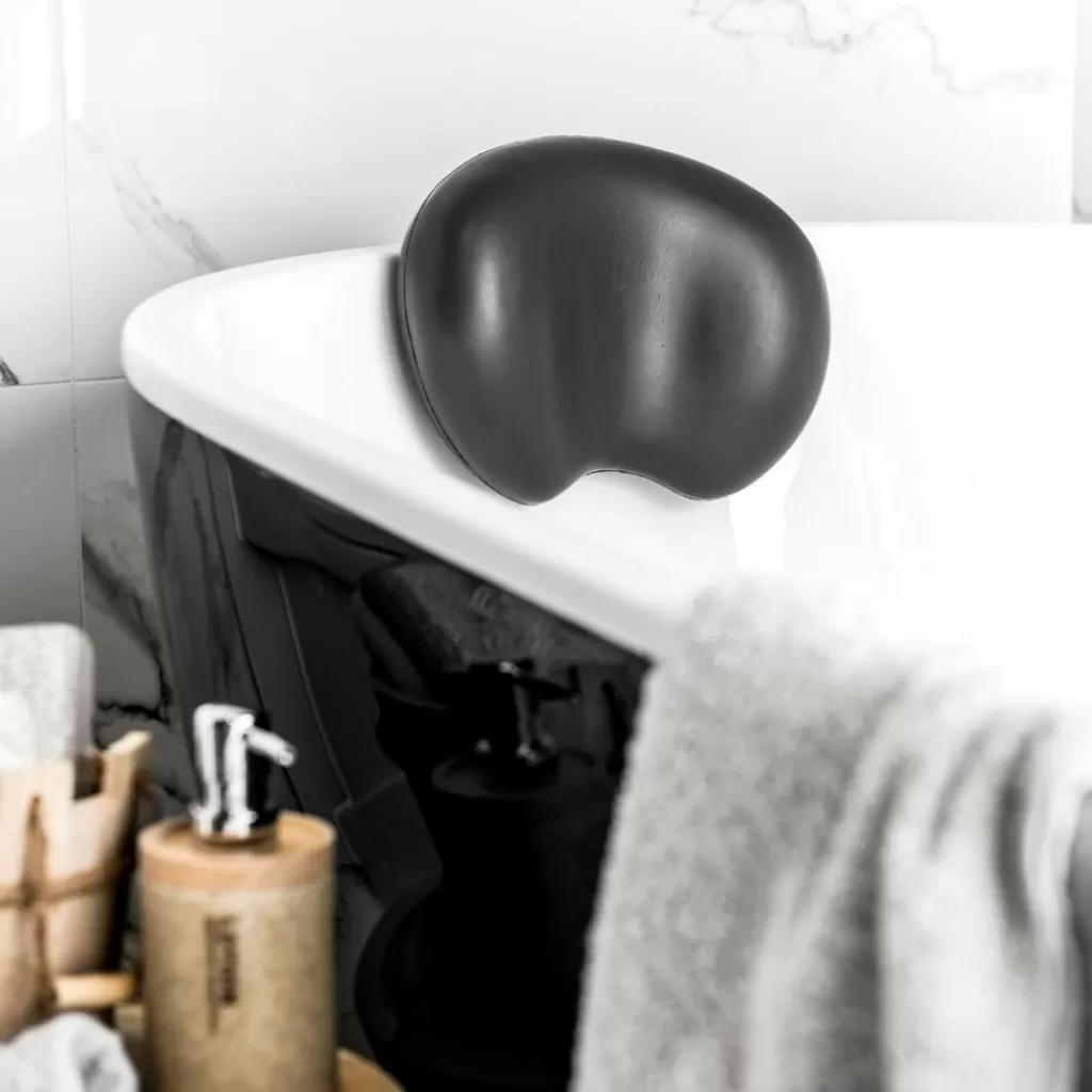 CASA RELAX Cuscino Da Bagno Grigio Scuro- Accessori Per La Vasca