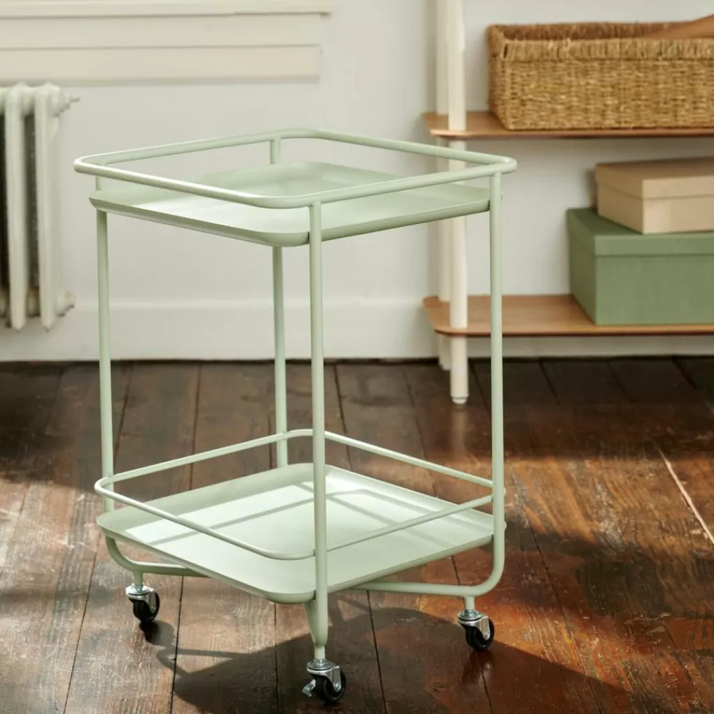 CASA REMUS Carrello Quadrato Menta Menta- Carrelli