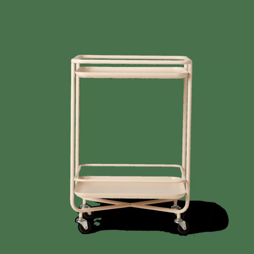 CASA REMUS Carrello Quadrato Sabbia Sabbia- Carrelli
