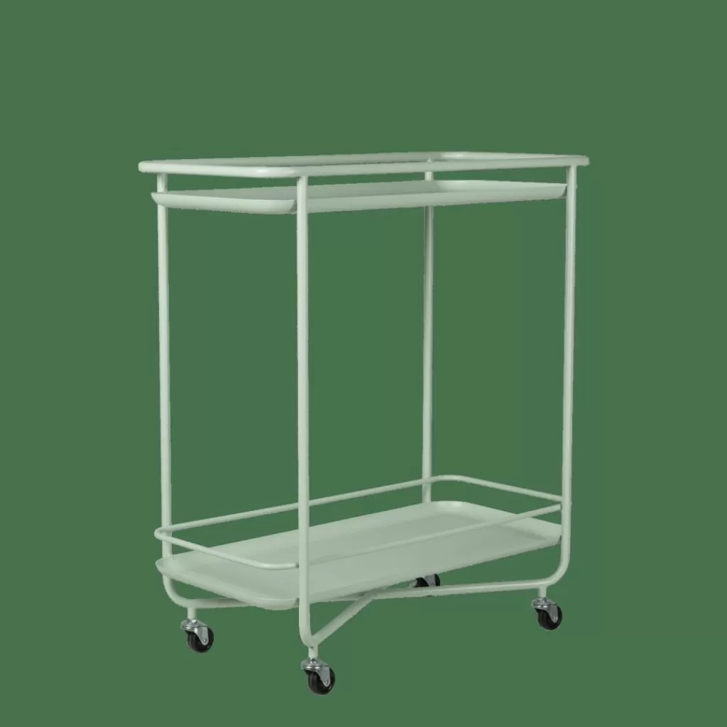 CASA REMUS Carrello Rett. Menta Verde- Carrelli