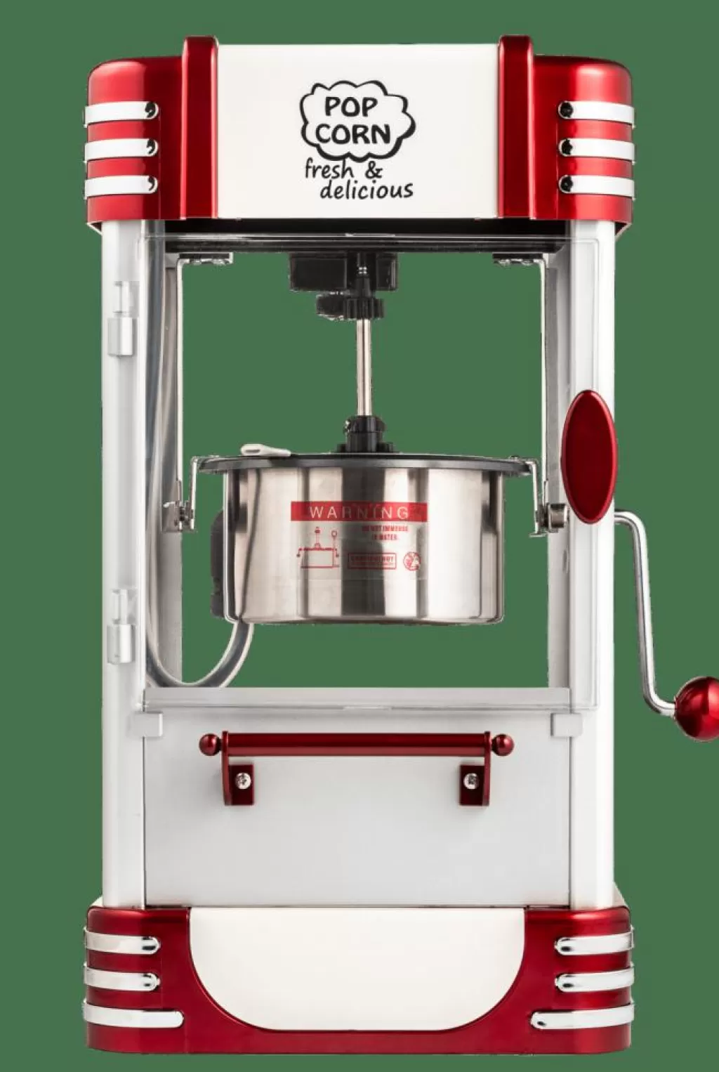 CASA RETRO FUN Macchina Per Popcorn XL Rosso- Elettrodomestici
