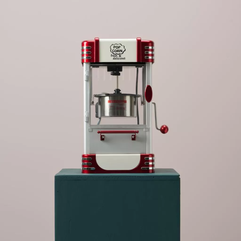 CASA RETRO FUN Macchina Per Popcorn XL Rosso- Elettrodomestici