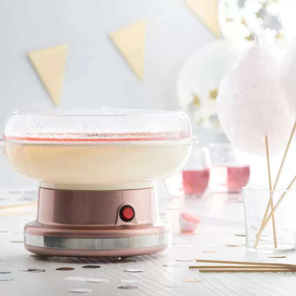 CASA RETRO FUN Macchina Per Zucchero Filato Rosa- Elettrodomestici