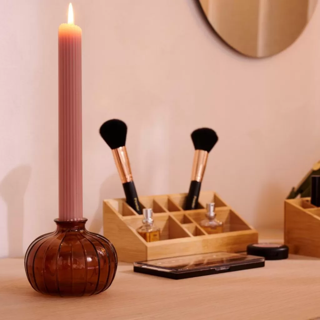 CASA RIB Candela Ondulata Bordeaux- Candele