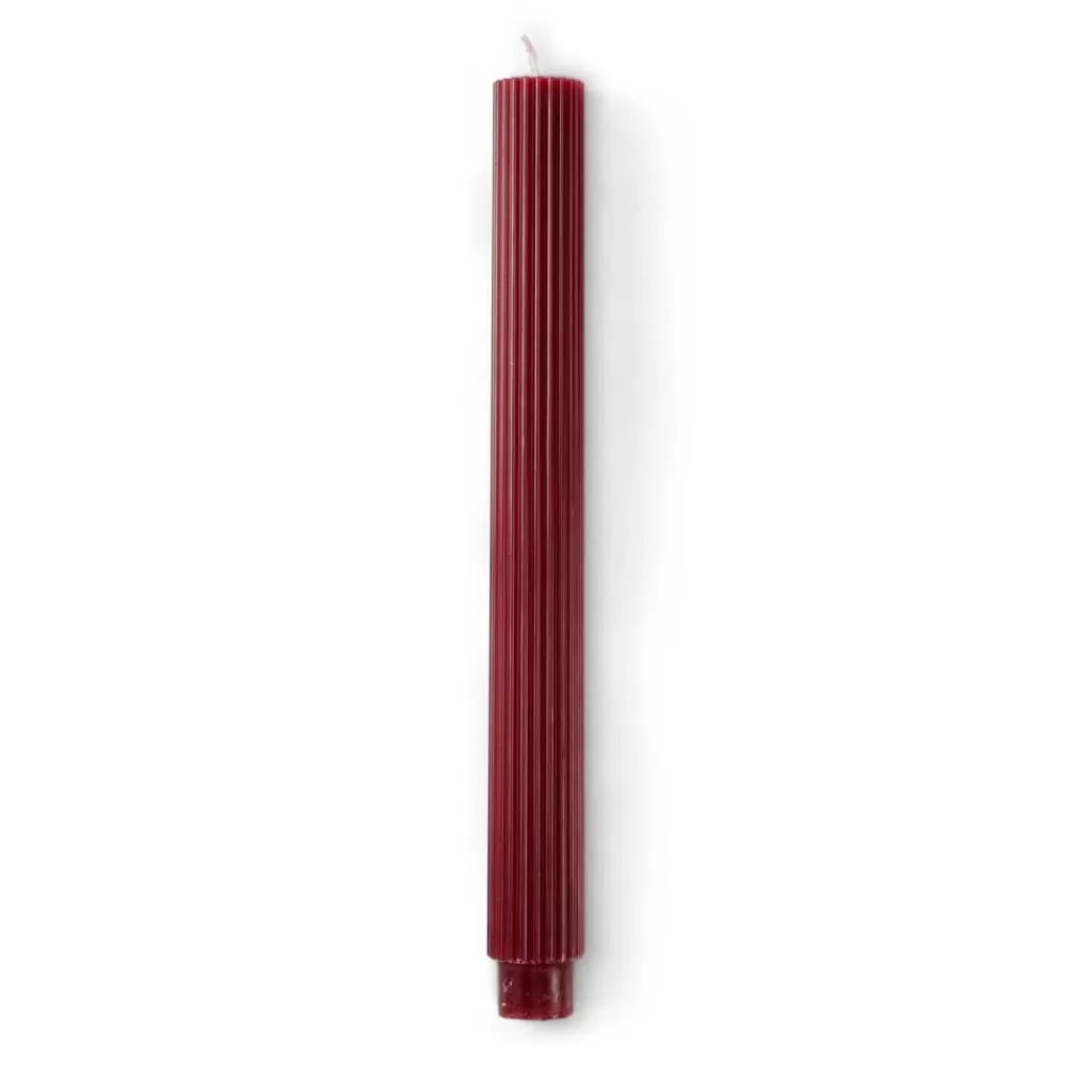 CASA RIB Candela Ondulata Rosso- Candele