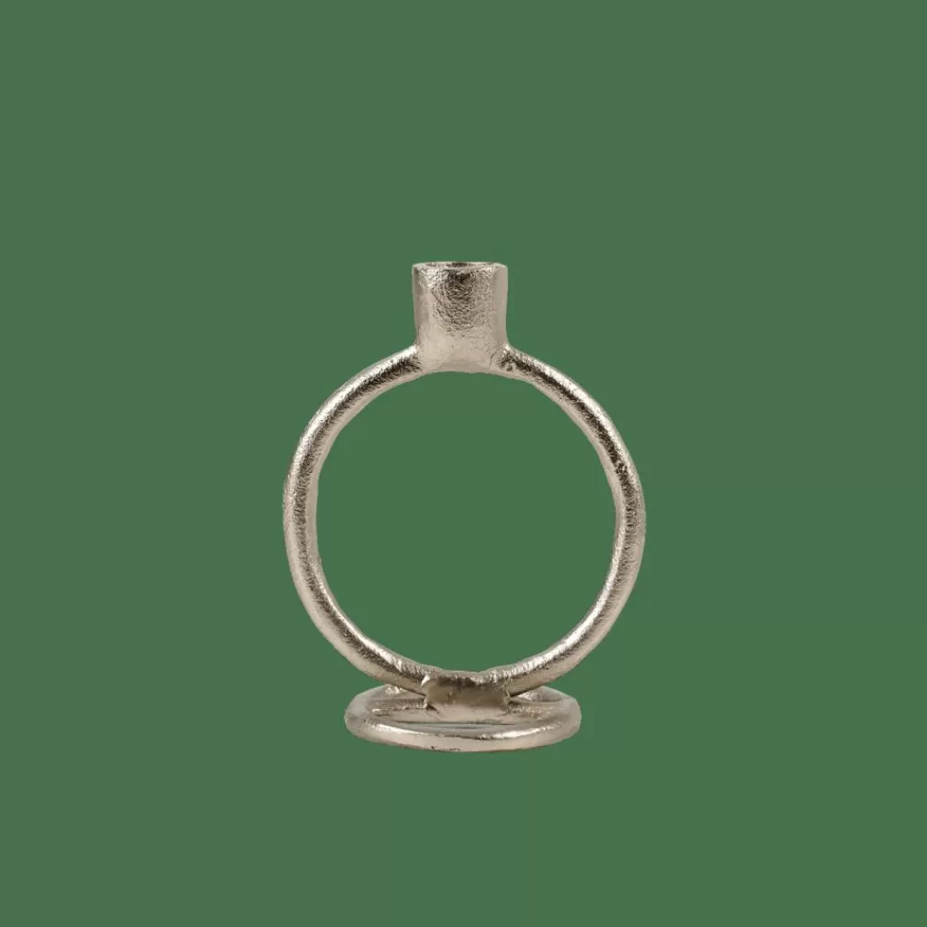 CASA RINGS Candeliere Argentato- Candelieri