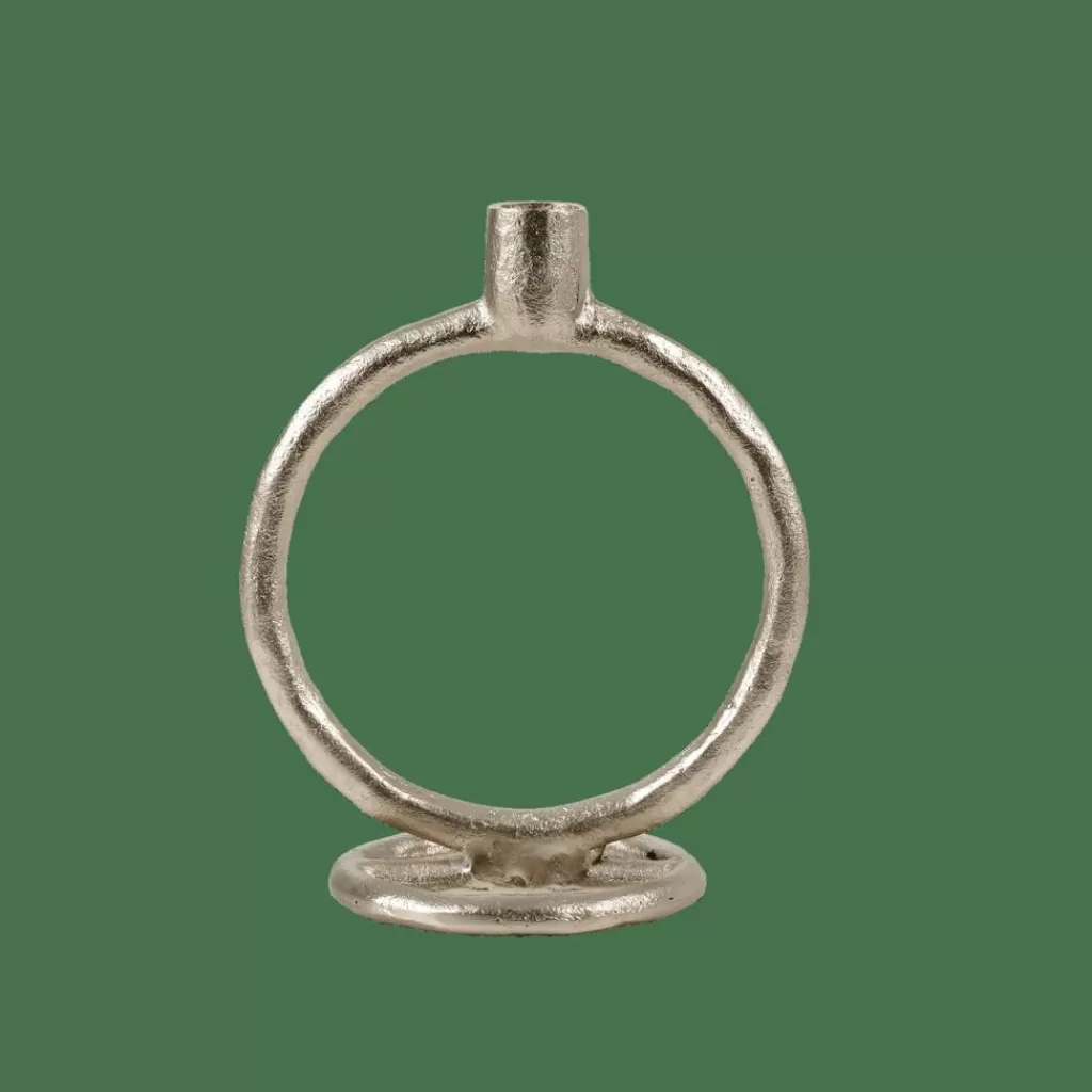 CASA RINGS Candeliere Argentato- Candelieri