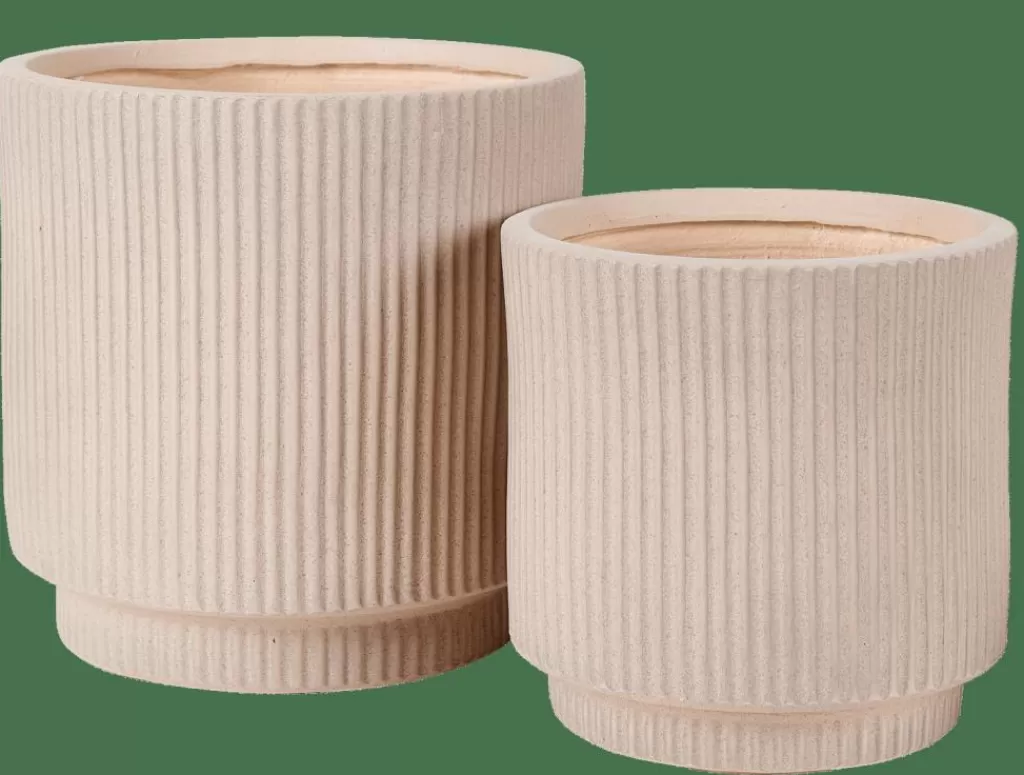 CASA ROMA CREME Vaso Da Giardino Crema- Vasi Da Giardino