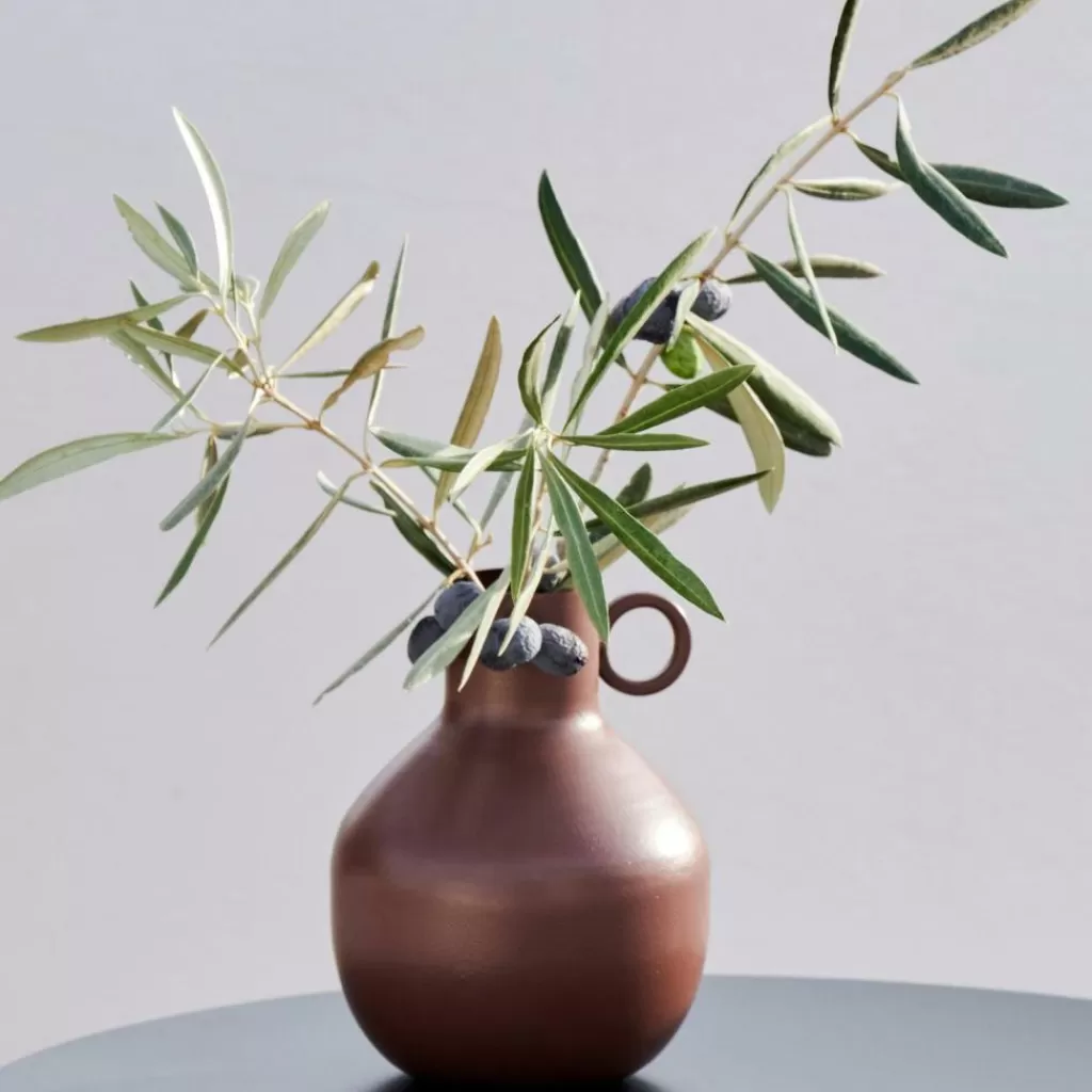 CASA RONDO Vaso Marrone Scuro- Vasi | Autunno