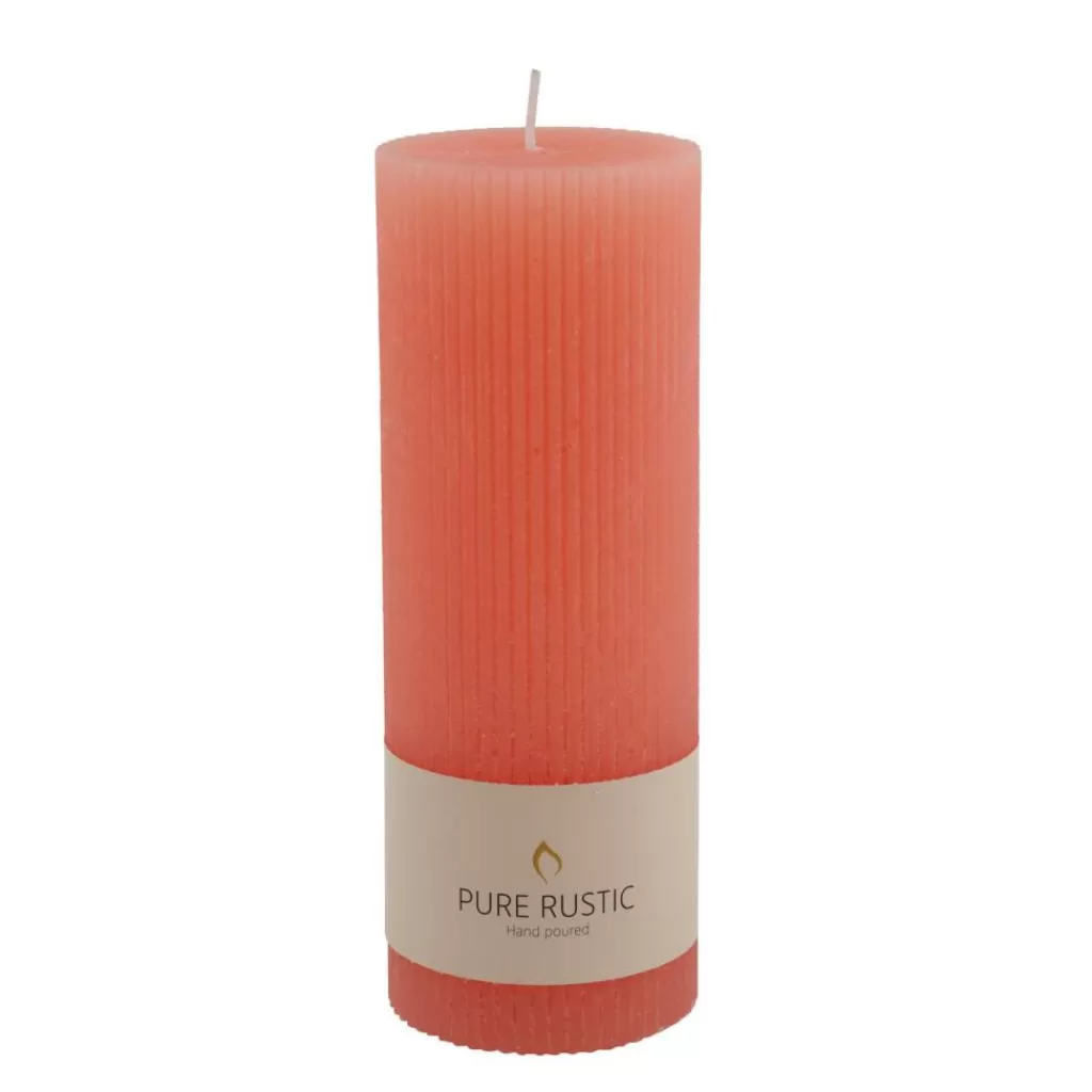 CASA RUSTIC Candela Ondulata Arancione- Candele