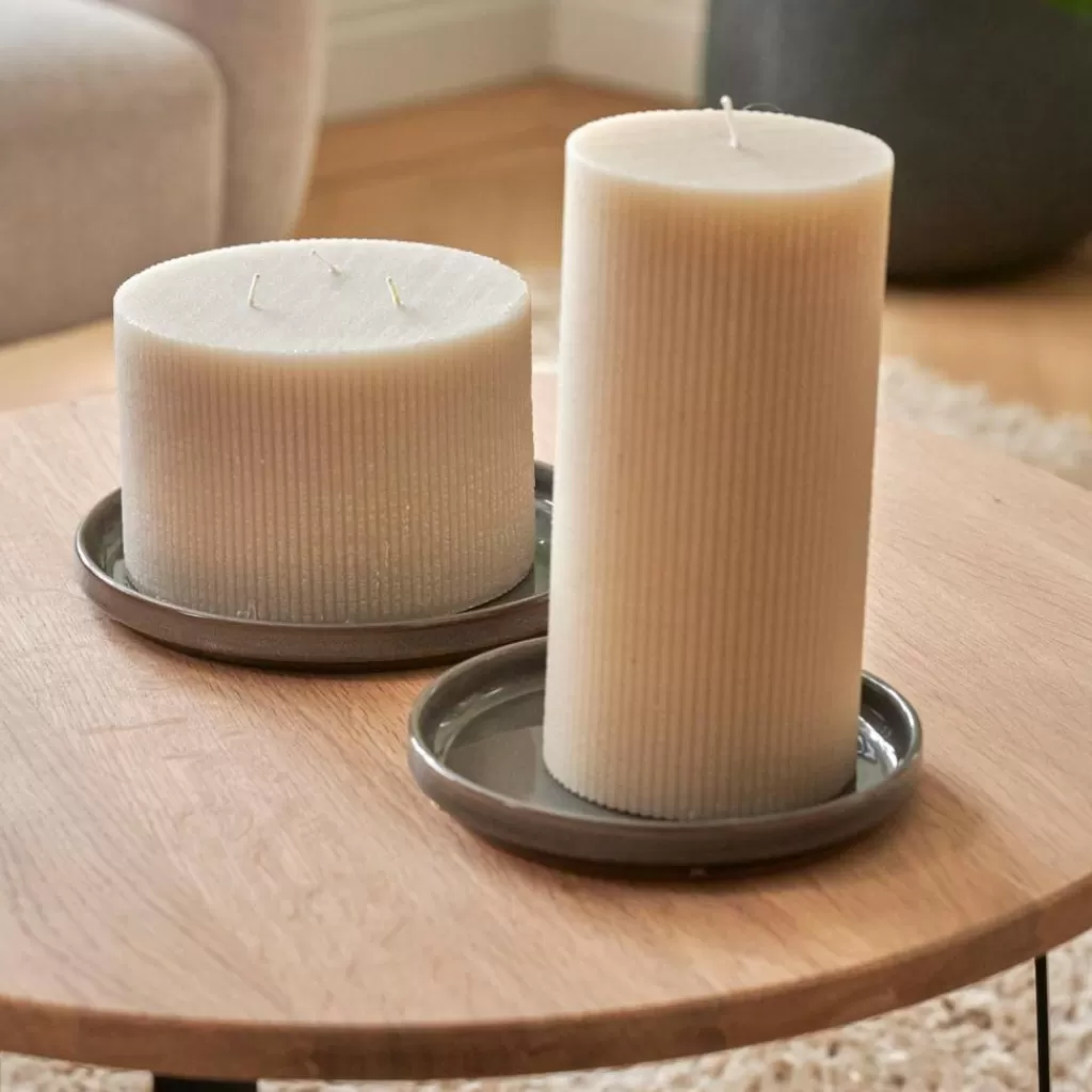CASA RUSTIC Candela Ondulata Beige- Candele