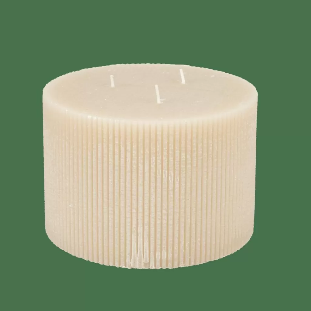 CASA RUSTIC Candela Ondulata Beige- Candele