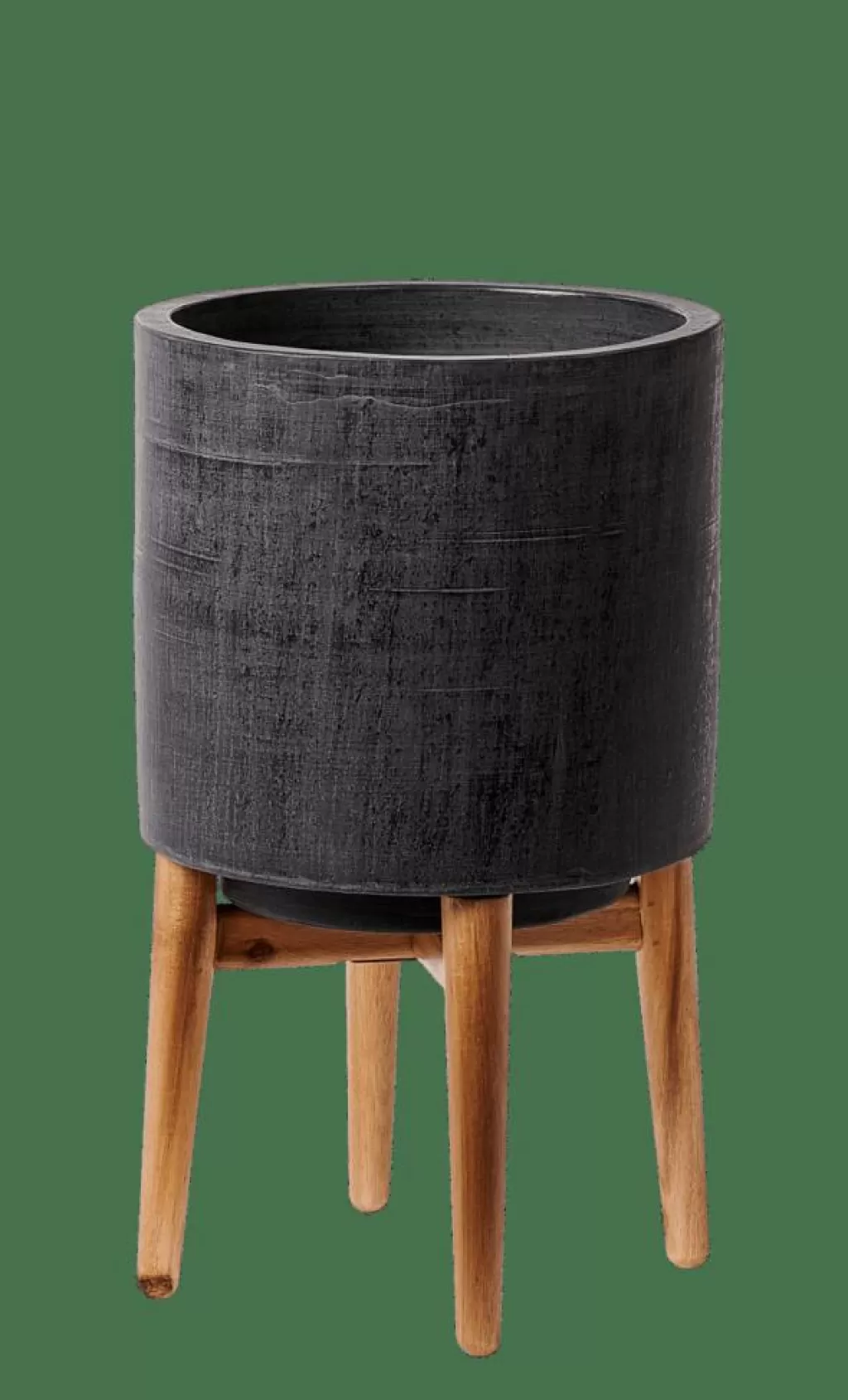 CASA SCURO Vaso Per Piante Nero- Supporti Per Piante | Vasi Di Fiori