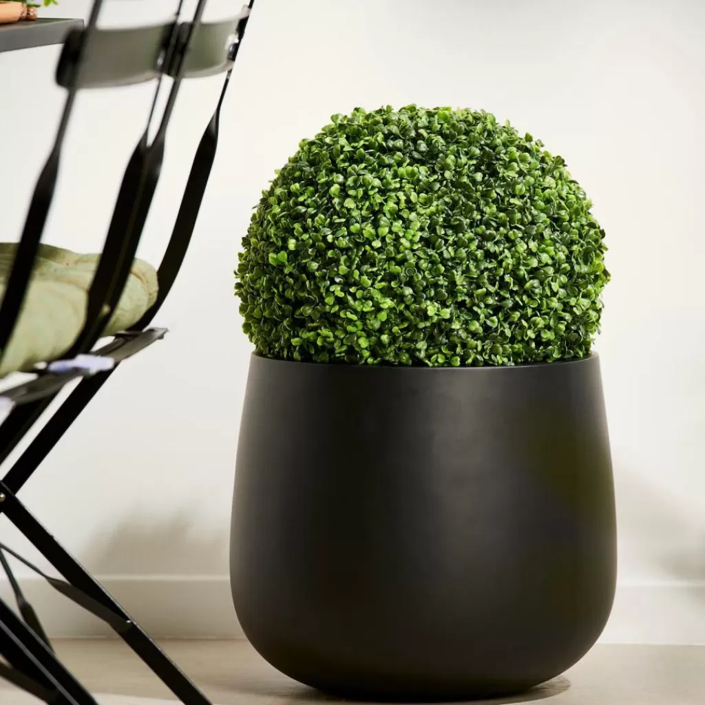 CASA SENSE Vaso Da Giardino Nero- Vasi Di Fiori | Vasi Da Giardino