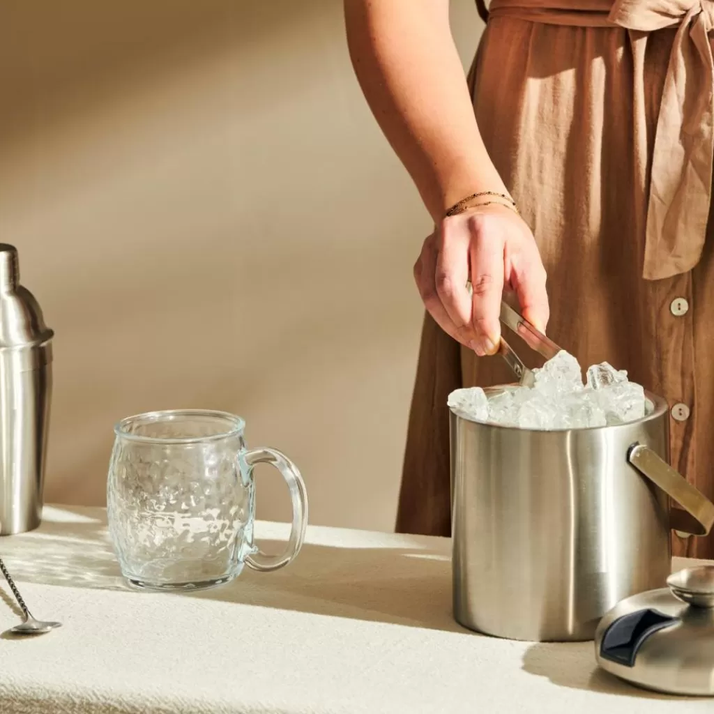 CASA SHAKE & STIR Secchiello Ghiaccio 1,3L Acciaio Inossidabile- Accessori Per Cocktail