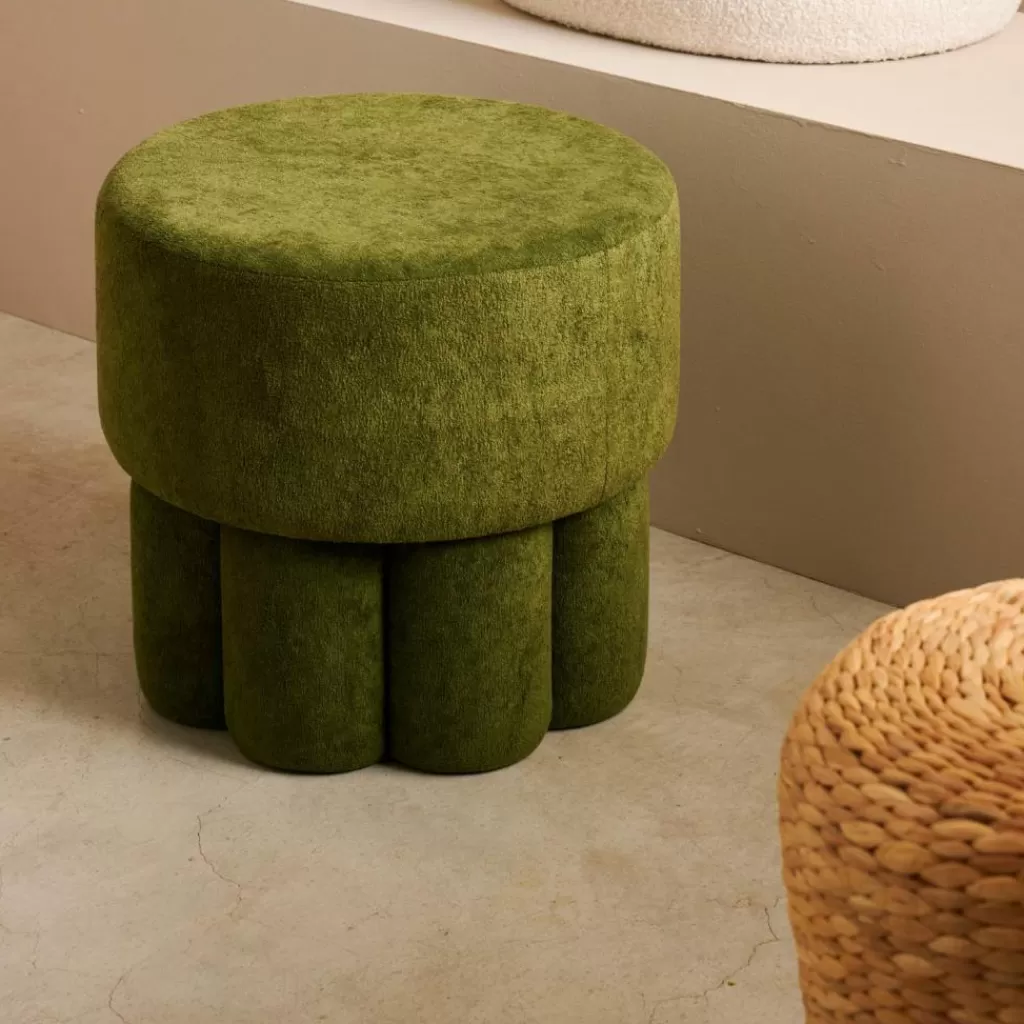 CASA SILVA Pouf Verde- Pouf