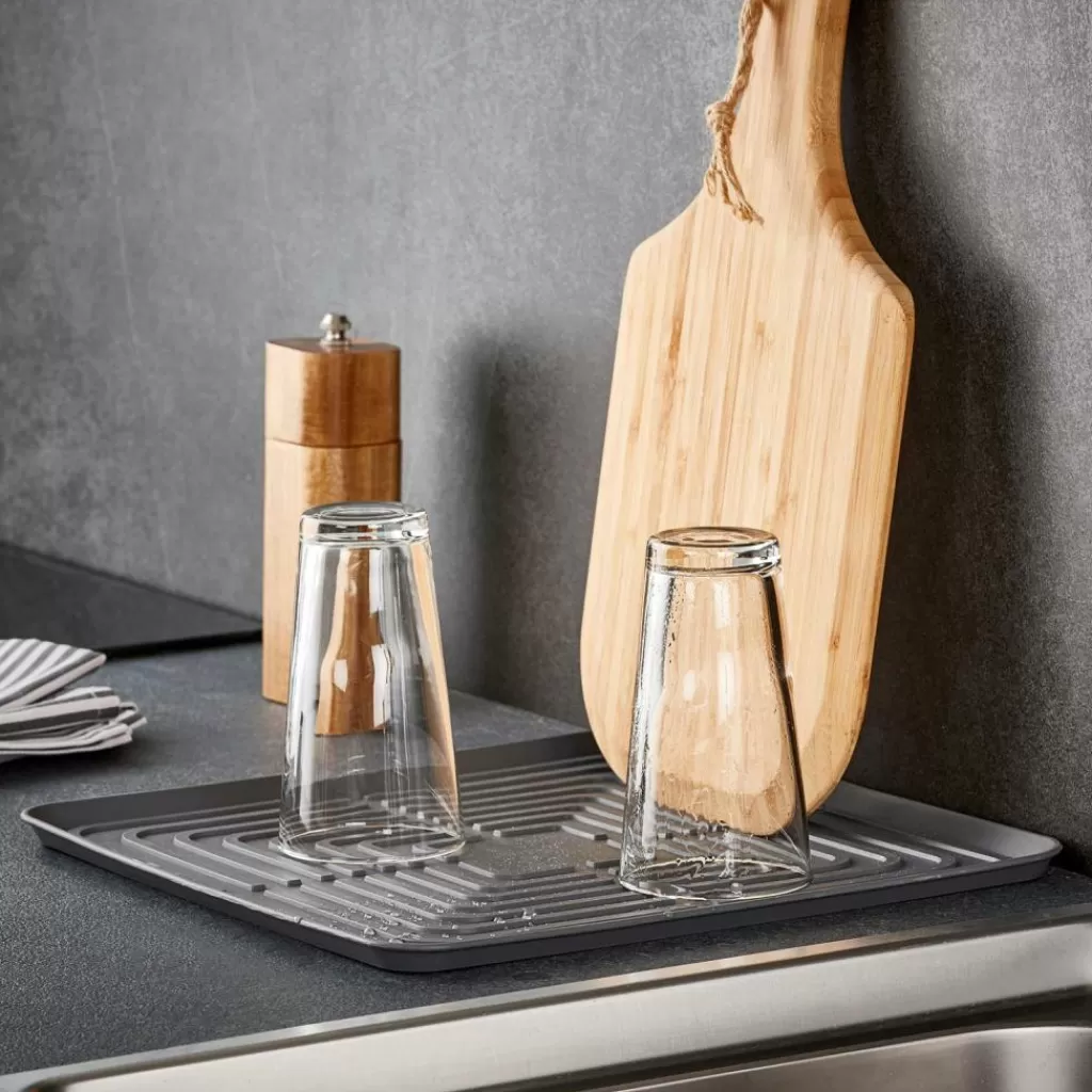 CASA SINK Tappeto Scolapiatti Grigio- Accessori Da Cucina