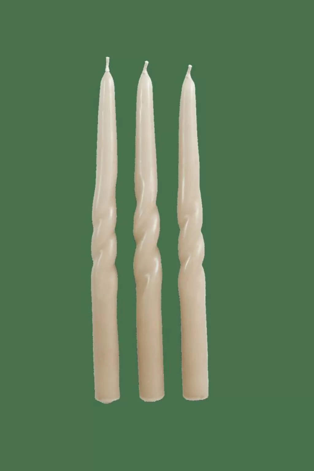 CASA SPIRAL Candela S/3 Taupe- Candele