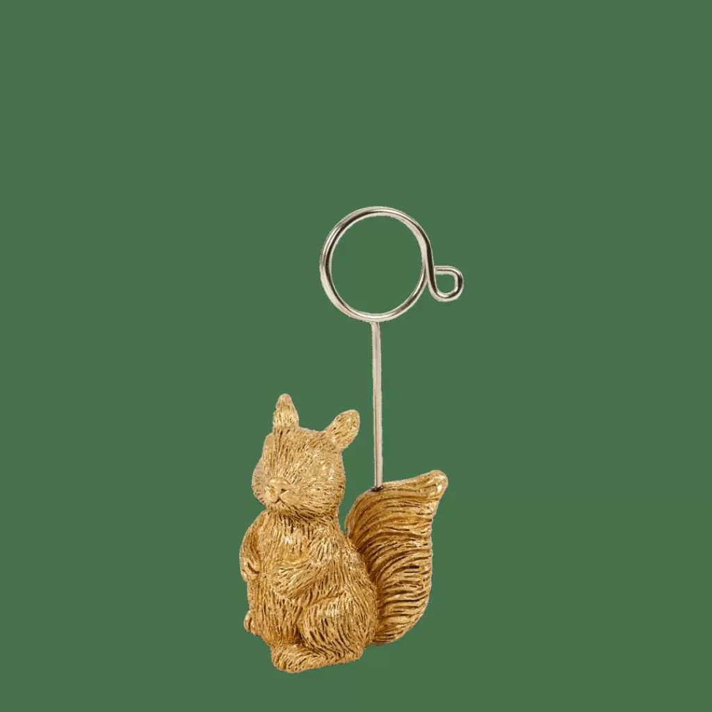 CASA SQUIRREL Clip Dorato- Clip | Autunno