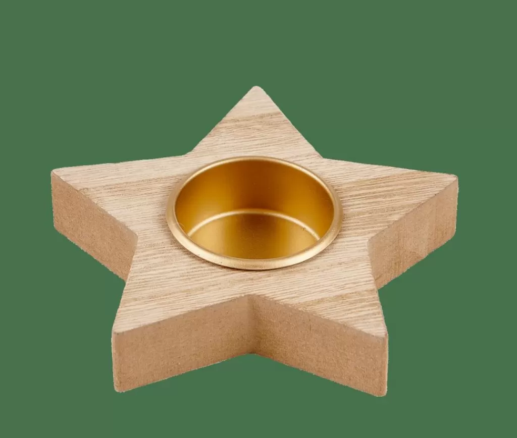 CASA STELLA Partylight Dorato, Naturale- Portalumini
